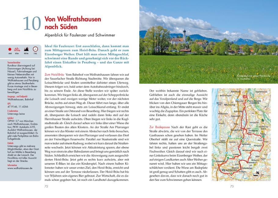 Leichte E-Bike-Touren Oberbayern