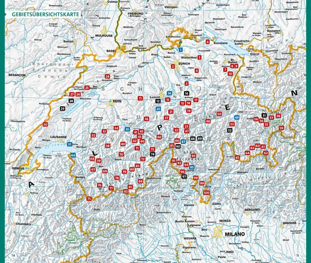 Kümmerly+Frey Wanderführer Wanderparadies Schweiz