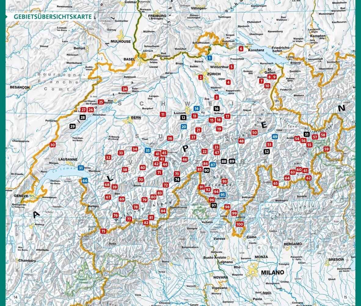 Kümmerly+Frey Wanderführer Wanderparadies Schweiz