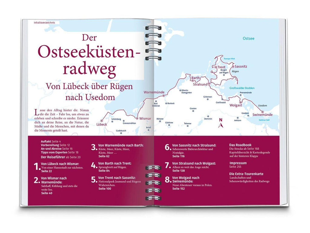 KOMPASS Radreiseführer Ostseeküstenradweg Mecklenburg-Vorpommern