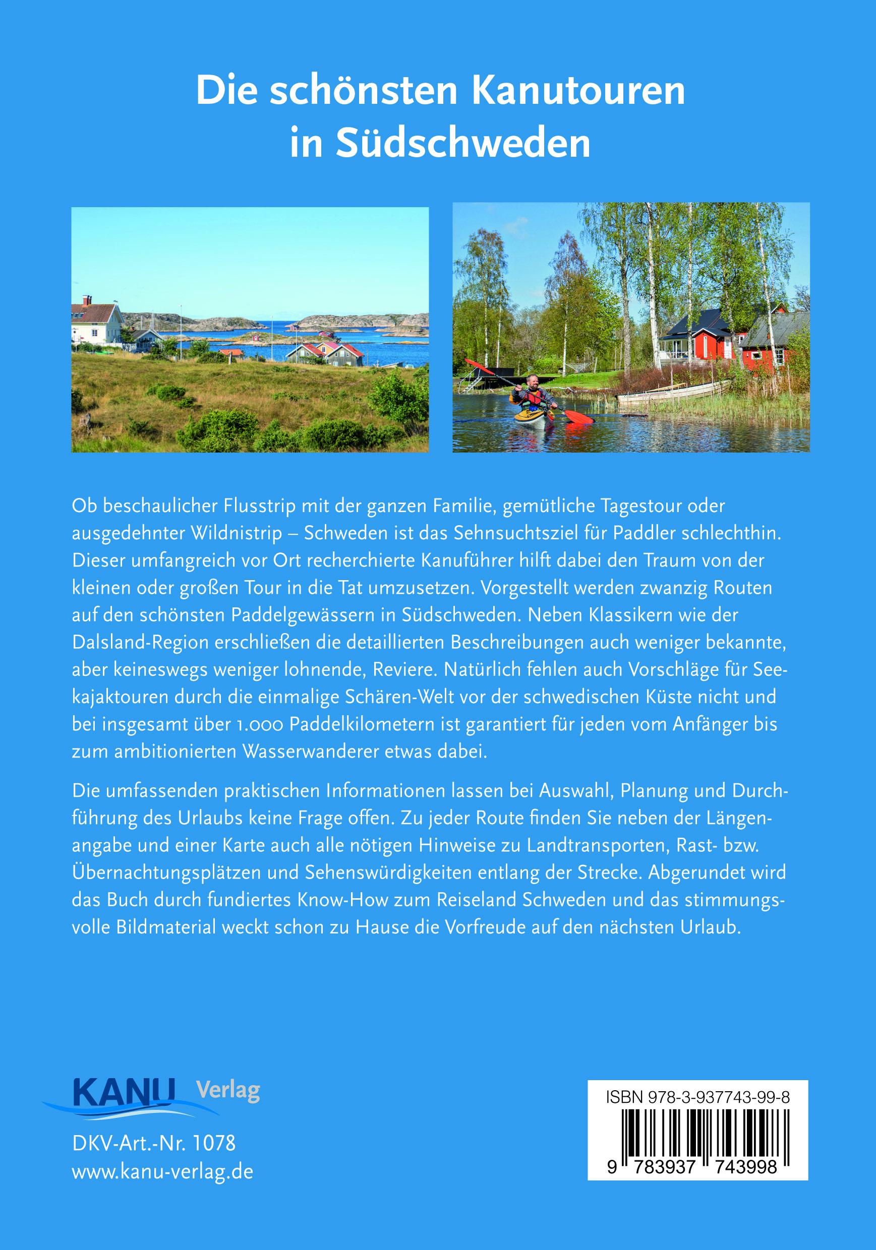 Die schönsten Kanutouren in Südschweden