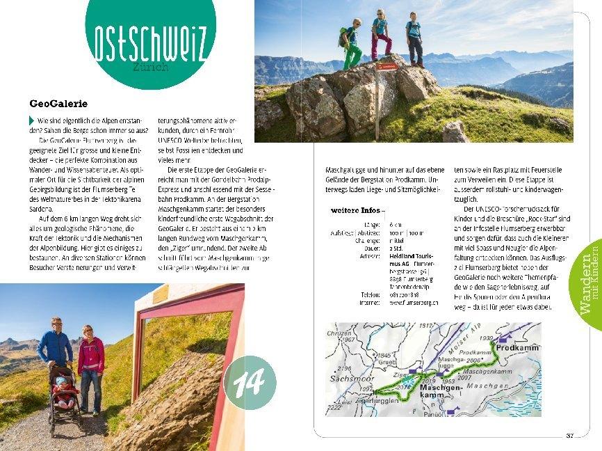 Kümmerly+Frey Erlebnis Schweiz Wandern mit Kindern - Wanderführer