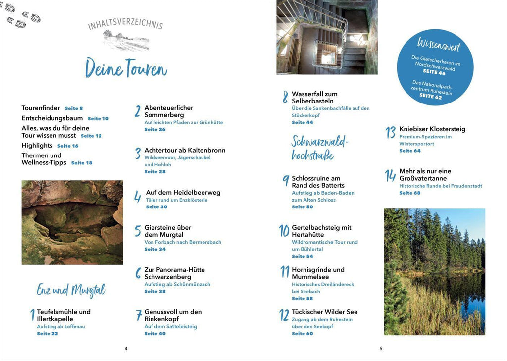 Wandern für Kurzentschlossene Schwarzwald Nord