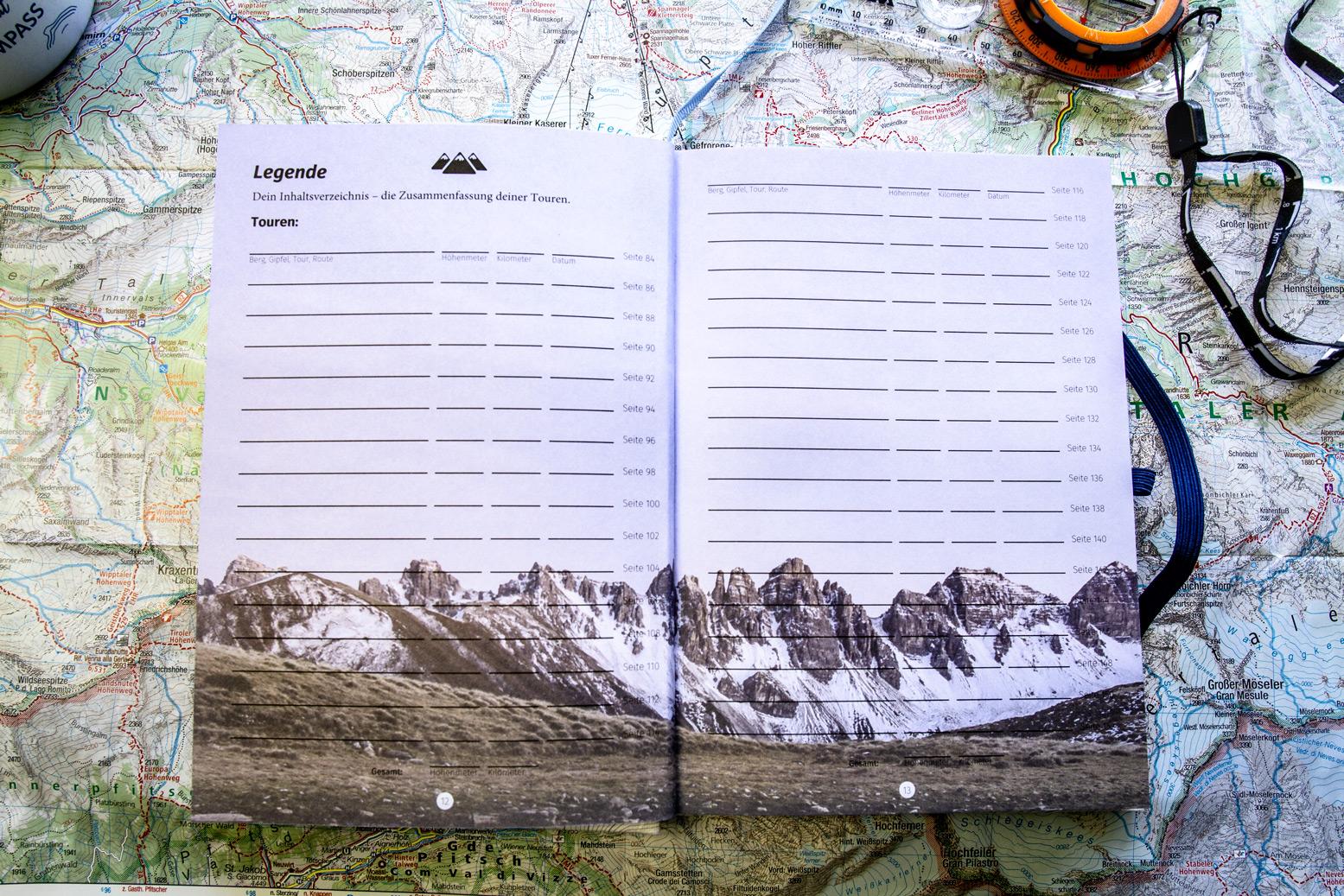 KOMPASS Gipfelbuch