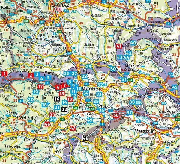 ROTHER Wanderführer Slowenisches Weinland. 50 Touren im Nordosten Sloweniens in den Bergen und Hügeln rund um Maribor