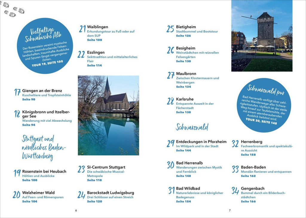 Kleine Auszeiten mit der Bahn in Baden-Württemberg