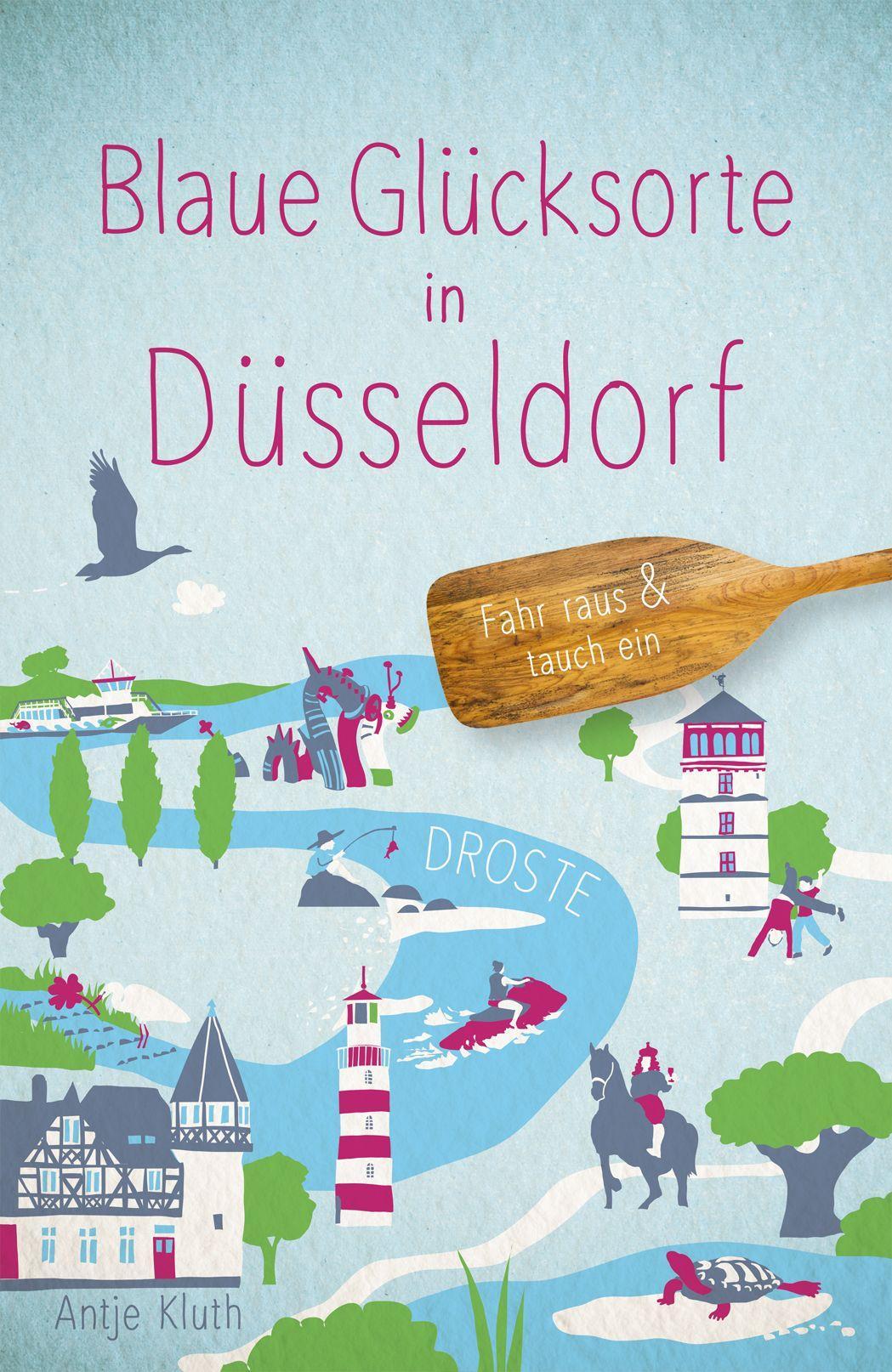 Blaue Glücksorte in Düsseldorf
