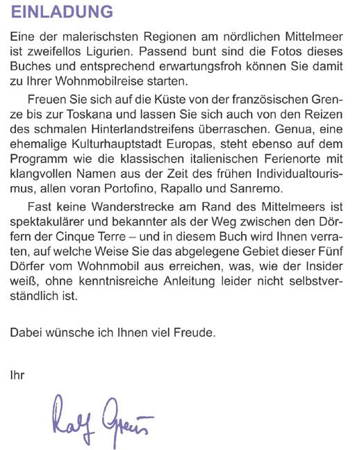 Entdeckertouren mit dem Wohnmobil Ligurien