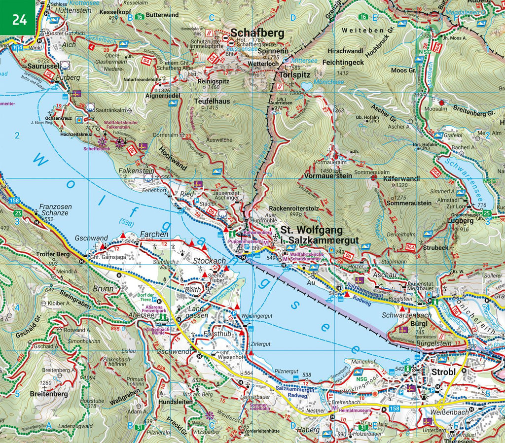 freytag & berndt Wanderatlas Salzkammergut, 1:40.000