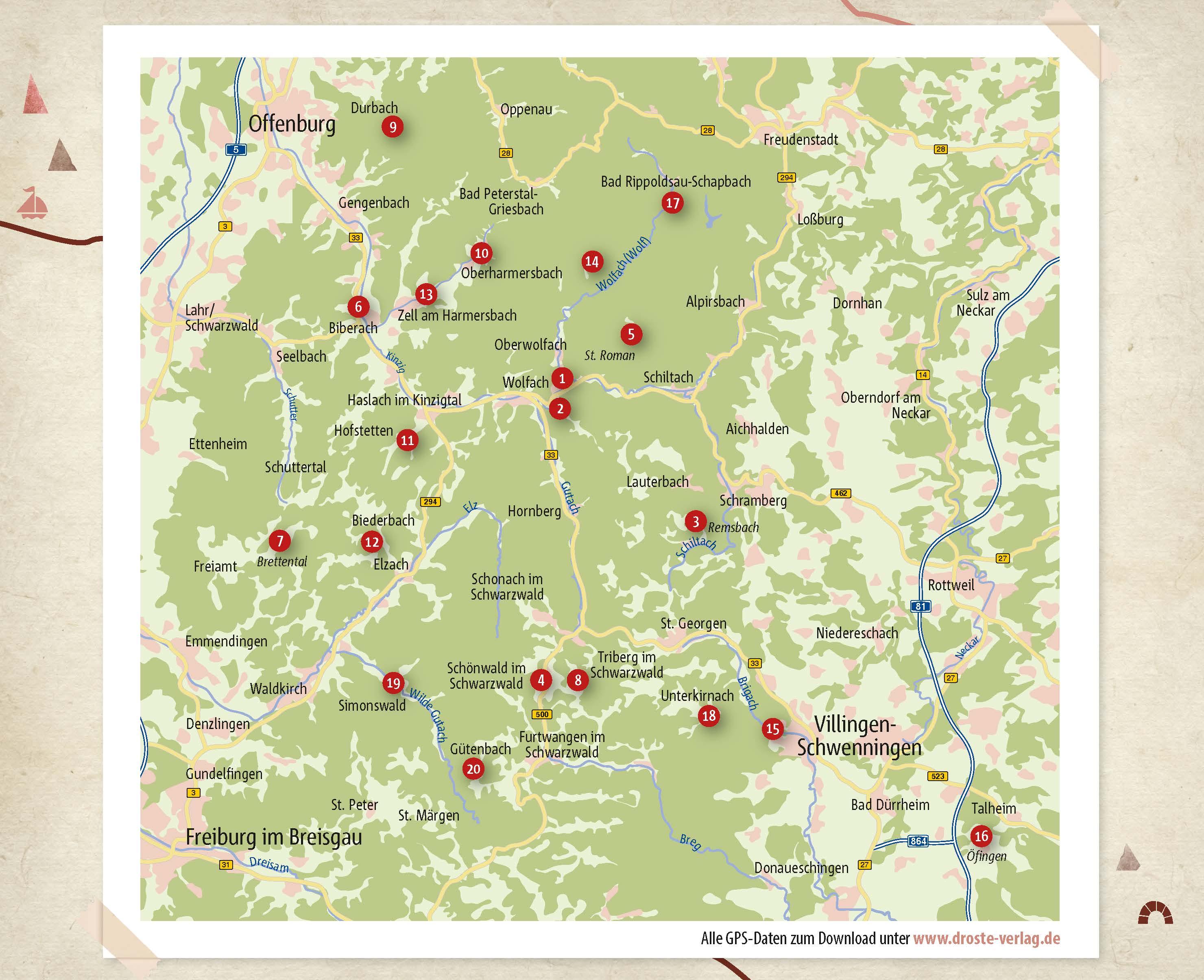 Schwarzwald - die Mitte. Wandern für die Seele