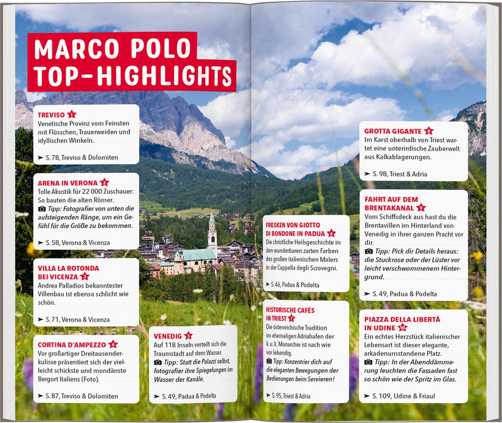 MARCO POLO Reiseführer Venetien & Friaul, Verona, Padua, Triest