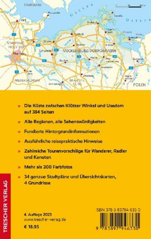 TRESCHER Reiseführer Ostseeküste Mecklenburg-Vorpommern