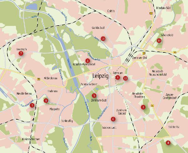 Zu Fuß durch Leipzig