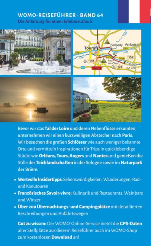Entdeckertouren mit dem Wohnmobil Tal der Loire