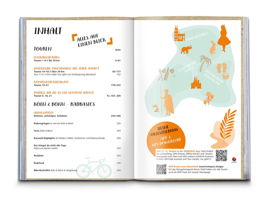 KOMPASS Radvergnügen in und um Köln & Bonn