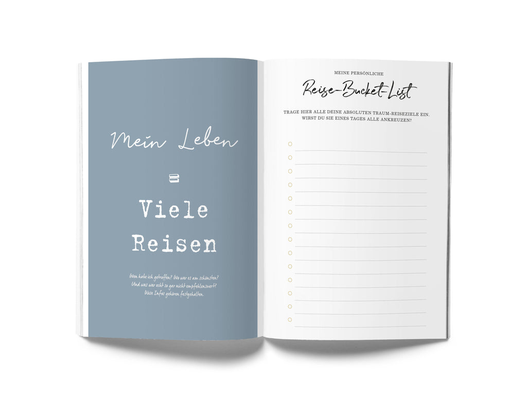 GuideMe Reisetagebuch Travel Memories \"Meine Reisen\"