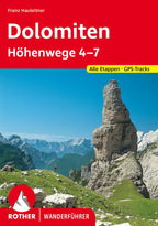 ROTHER Wanderführer Dolomiten Höhenwege 4-7
