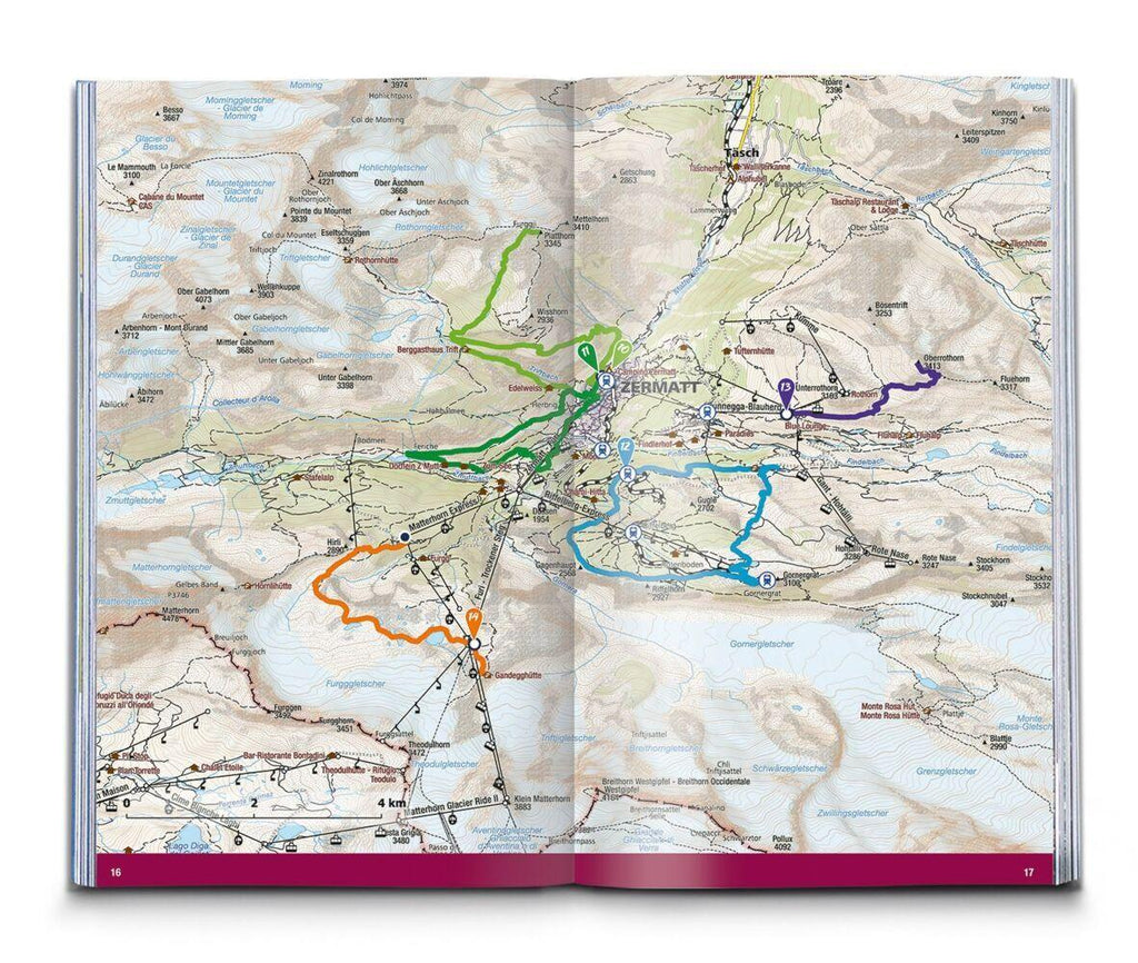 KOMPASS Nächster Halt Alpen - mit der Bahn zum Wandern und Biken in 50 Bergorte