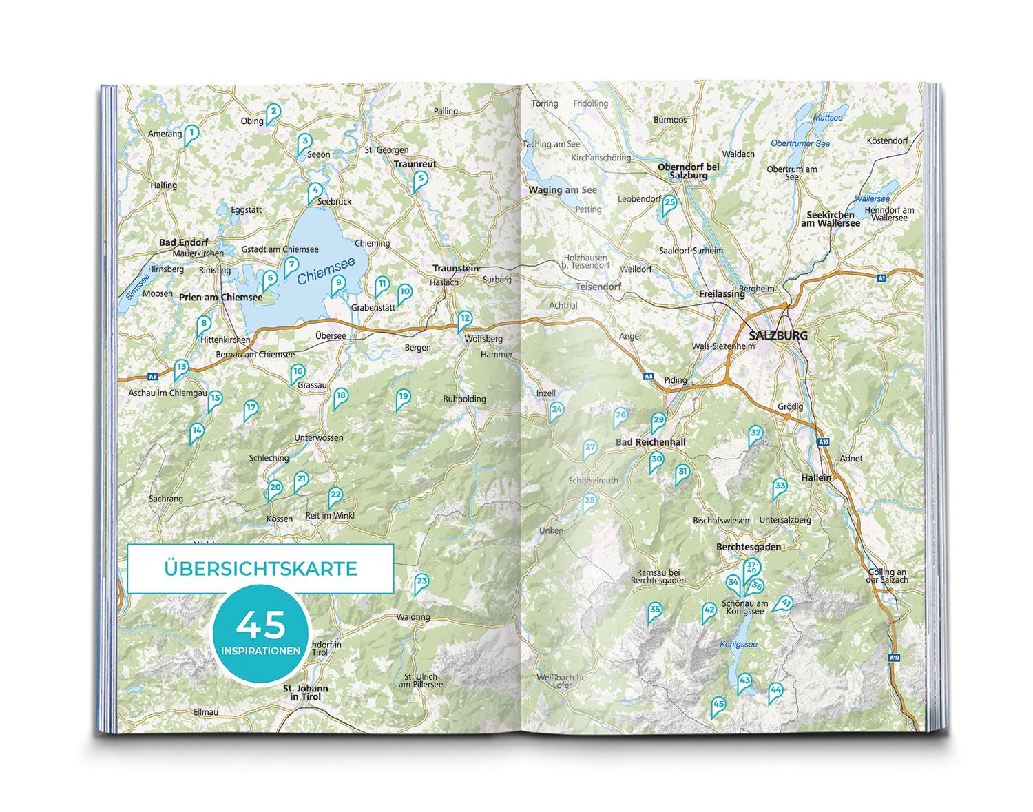 KOMPASS Inspiration Berchtesgaden und Chiemgau mit Chiemsee