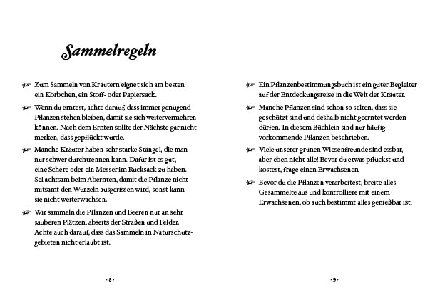 Das kleine Buch: Kräuterwanderung mit Kindern
