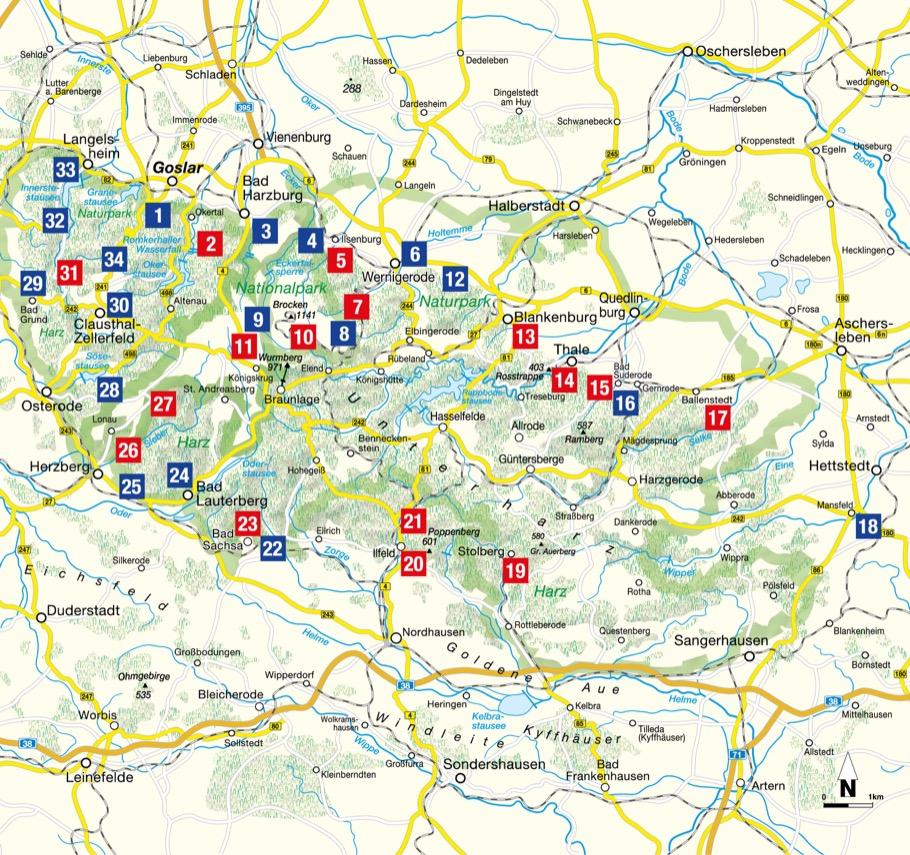 Wanderungen für Langschläfer im Harz