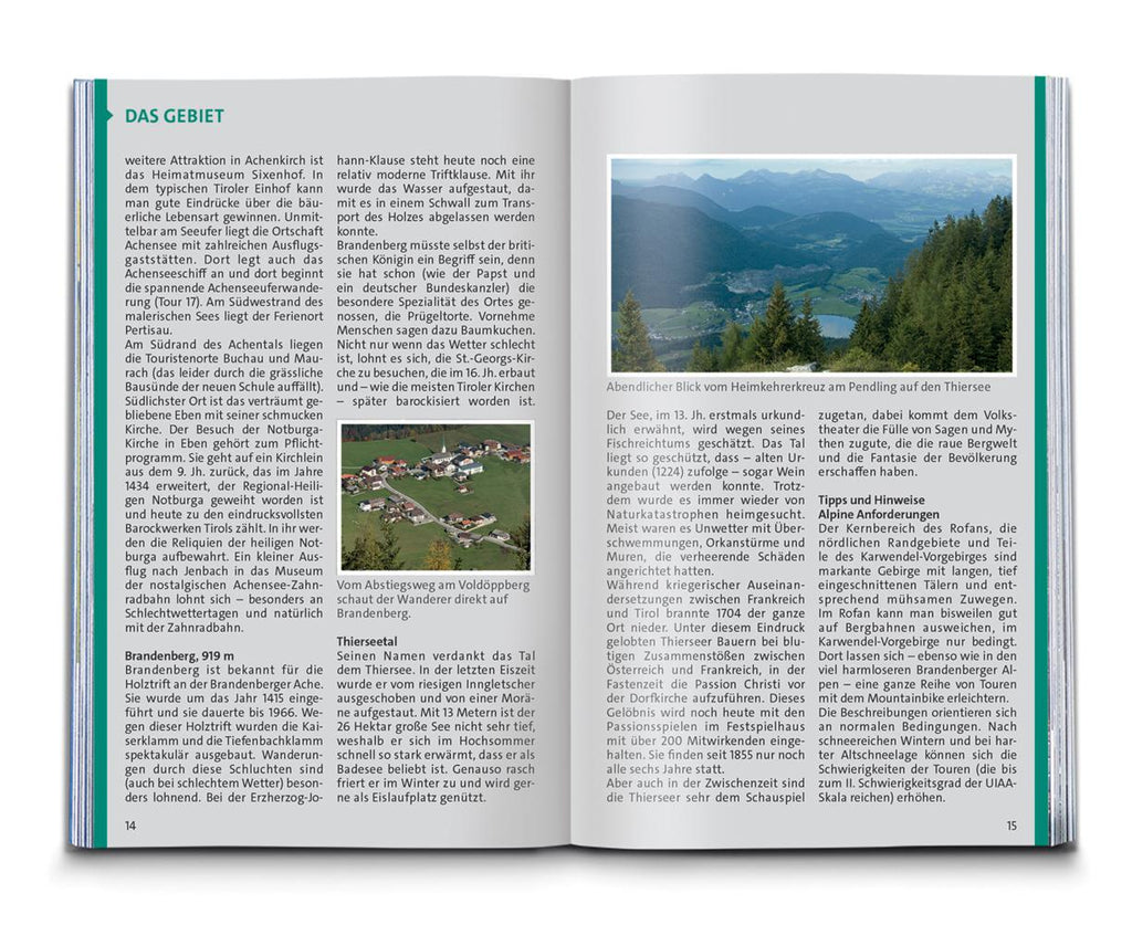 KOMPASS Wanderführer Achensee, Karwendel, Brandenberger Alpen, Rofan, 55 Touren mit Extra-Tourenkarte