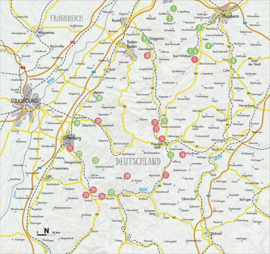 Cafés und Ateliers Nördlicher Schwarzwald