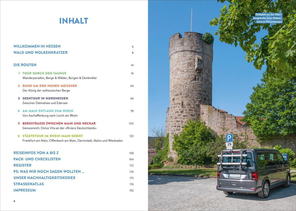 Hessen mit dem Wohnmobil