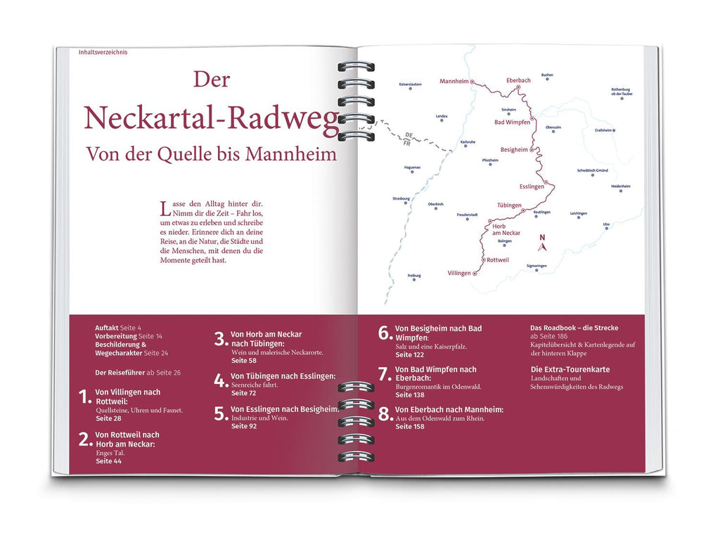KOMPASS Radreiseführer Neckartal-Radweg