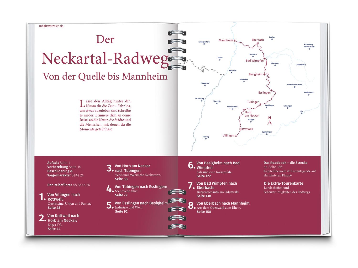 KOMPASS Radreiseführer Neckartal-Radweg