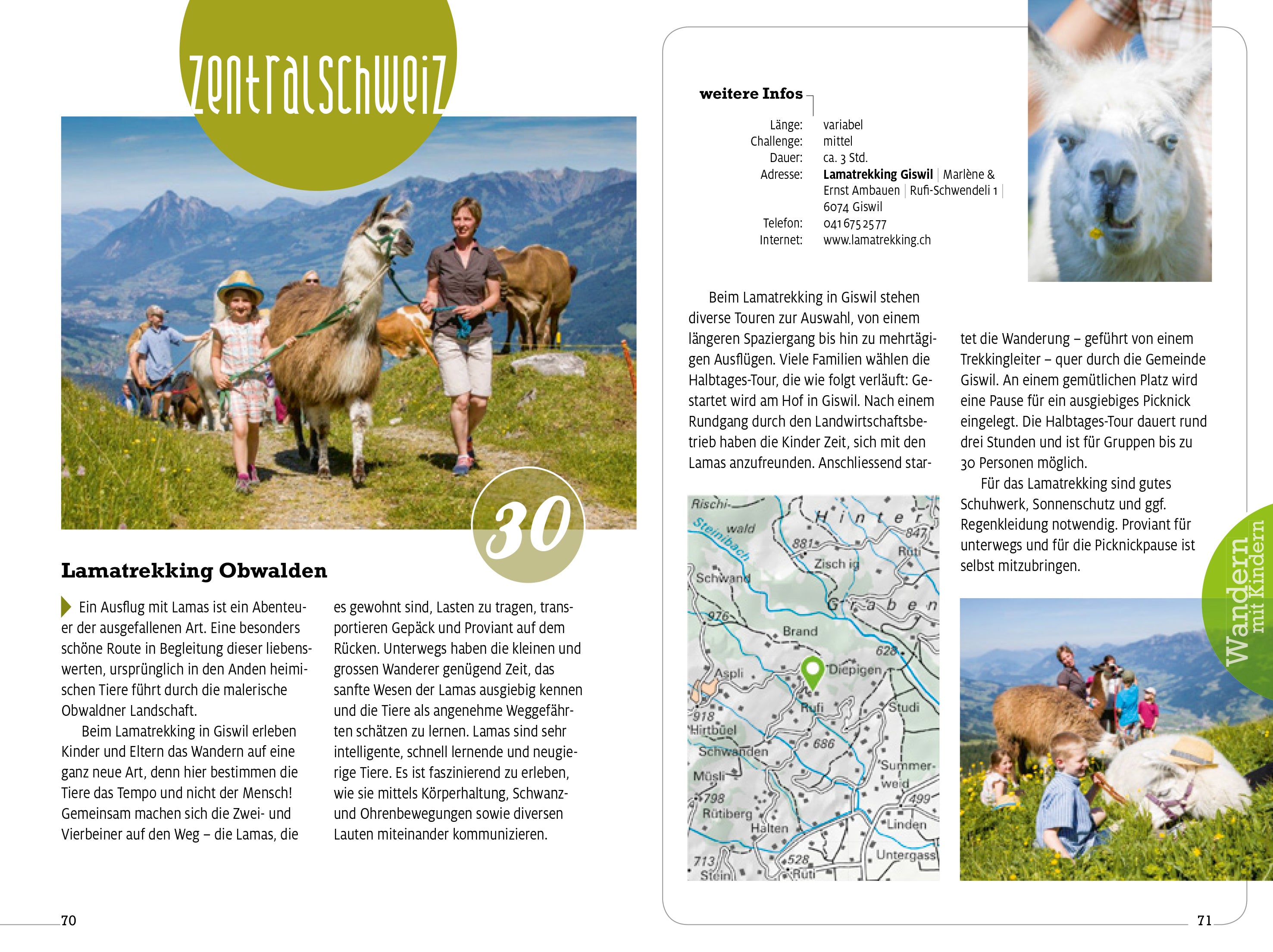 Kümmerly+Frey Erlebnis Schweiz Wandern mit Kindern - Wanderführer