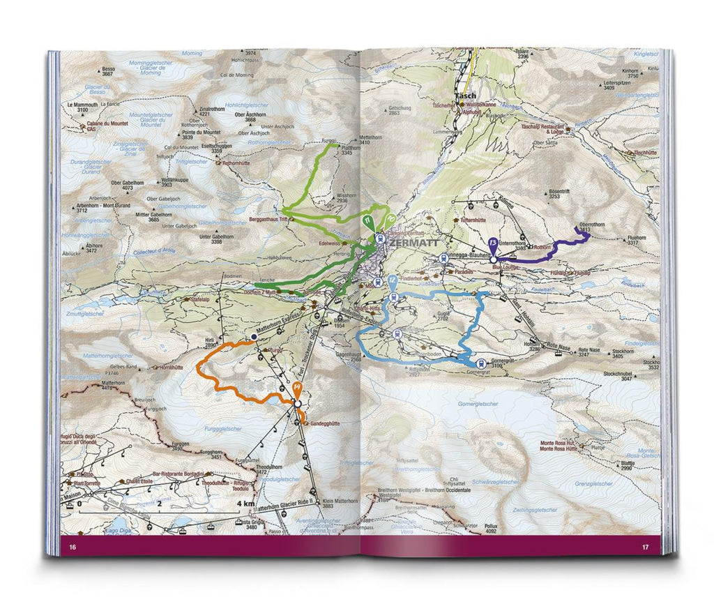 KOMPASS Nächster Halt Alpen - mit der Bahn zum Wandern und Biken in 50 Bergorte