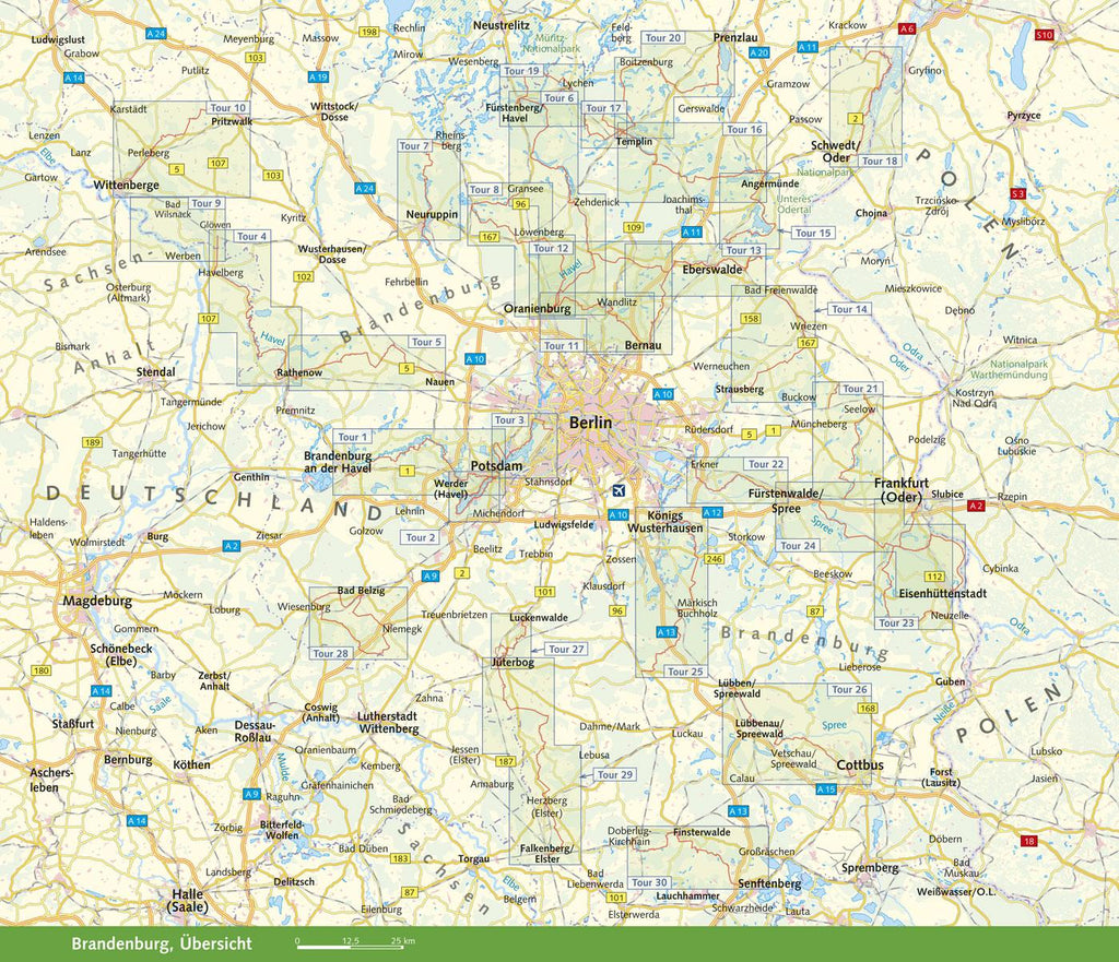 Reiseführer Radtouren in Brandenburg