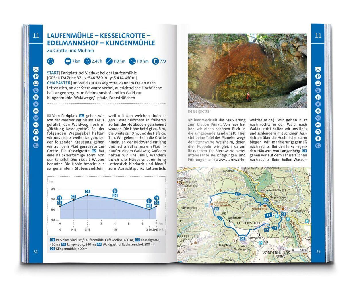 KOMPASS Wanderführer Naturpark Schwäbisch-Fränkischer Wald, Die Wanderregion bei Stuttgart, 50 Touren mit Extra-Tourenkarte