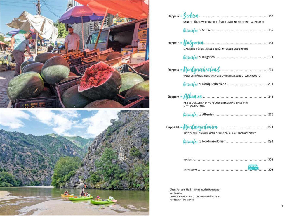 On the Road Mit dem Campervan durch den  Balkan