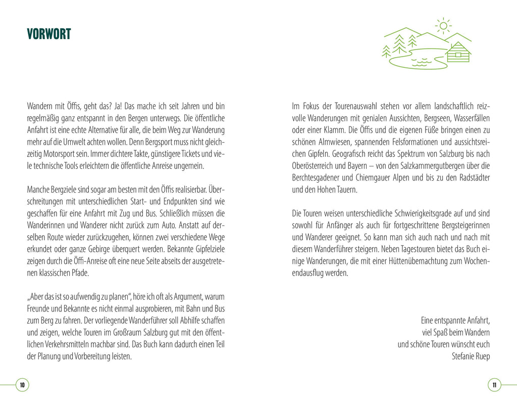Mit Bahn und Bus zum Berggenuss