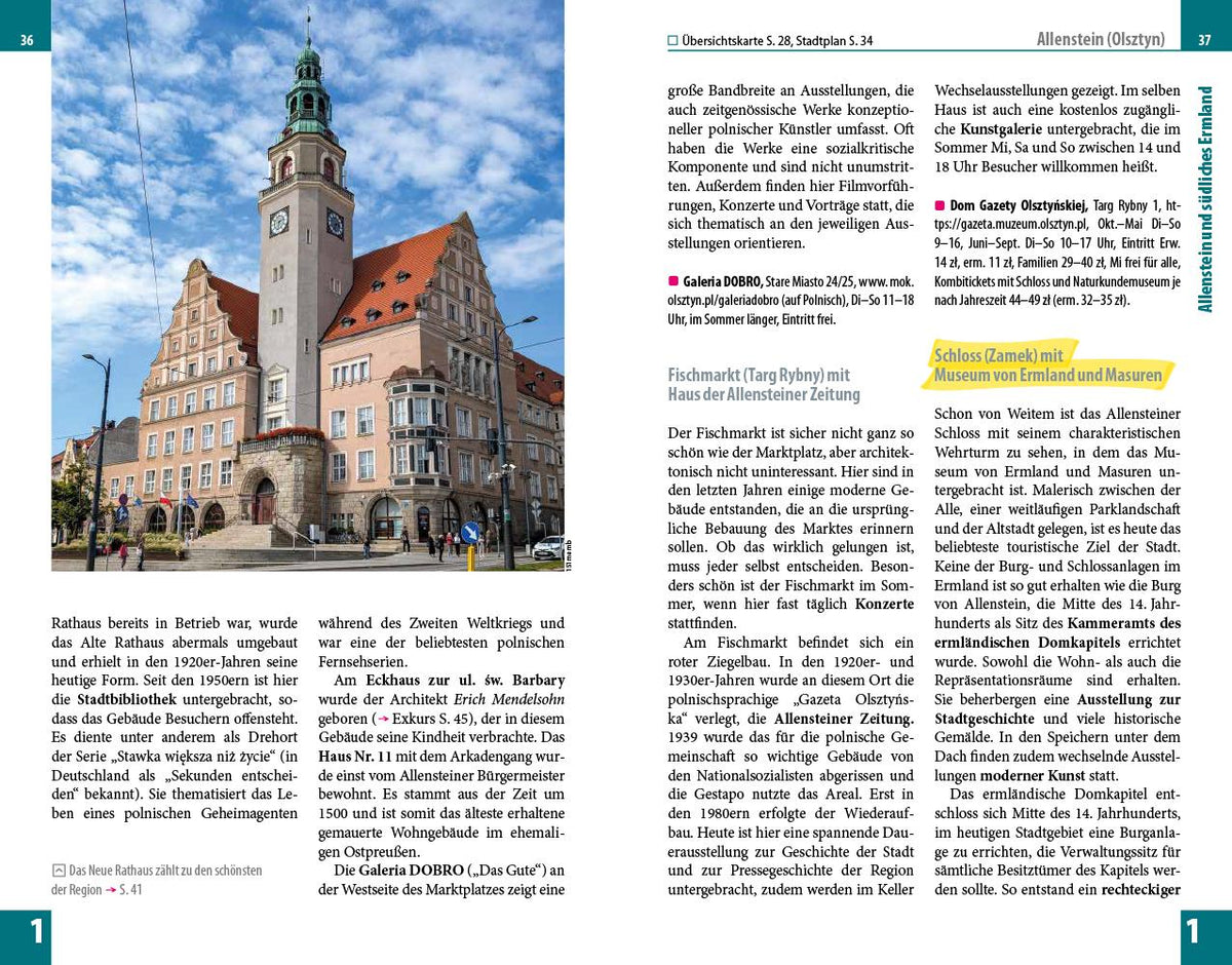 Reise Know-How Reiseführer Masurische Seen und Ermland