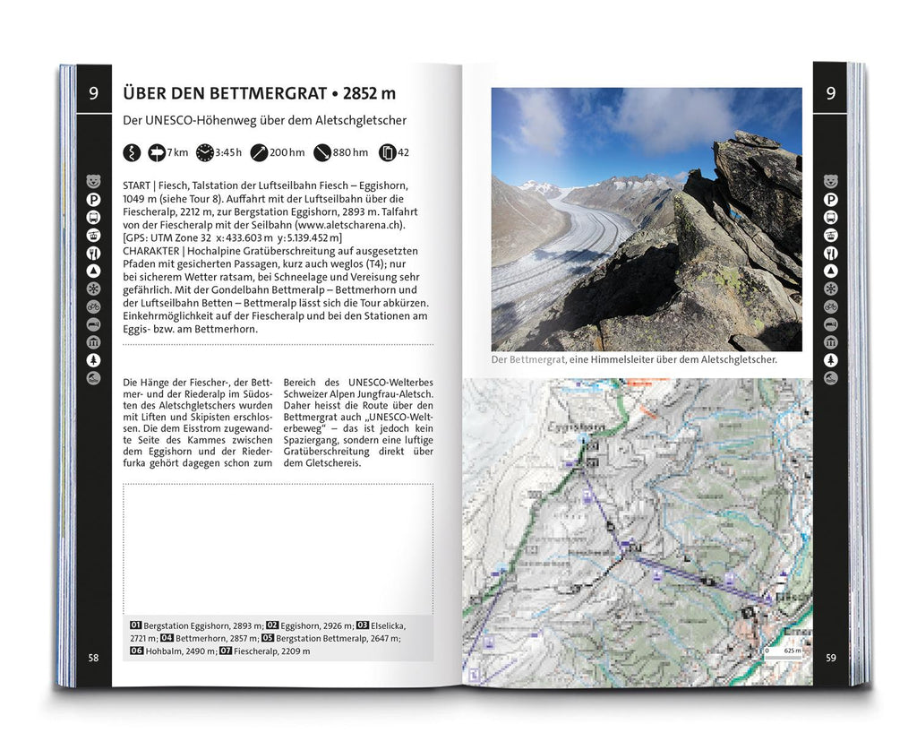 KOMPASS Wanderführer Wallis, 80 Touren mit Extra-Tourenkarte