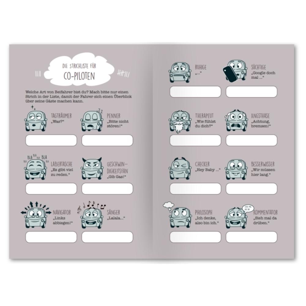 Beifahrer-Gästebuch zum 18. Geburtstag - Kreatives Auto-Gästebuch für Fahranfänger, Führerschein & Neues Auto