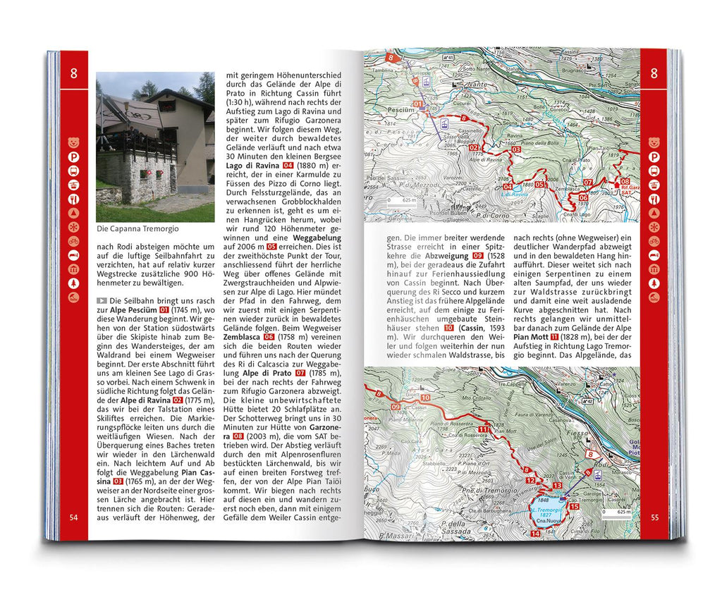 KOMPASS Wanderführer Tessin, 50 Touren mit Extra-Tourenkarte