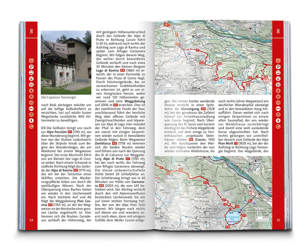 KOMPASS Wanderführer Tessin, 50 Touren mit Extra-Tourenkarte