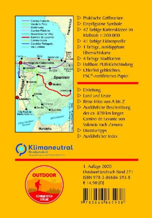Spanien: Jakobsweg Camino de Levante