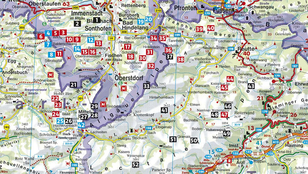 Allgäuer Alpen und Lechtal