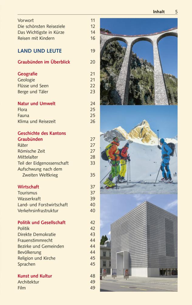 TRESCHER Reiseführer Graubünden