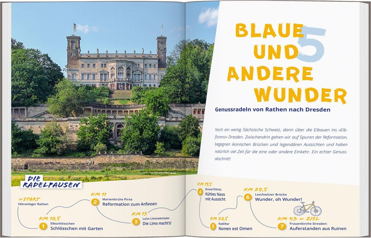 DUMONT Radelzeit auf dem Elberadweg