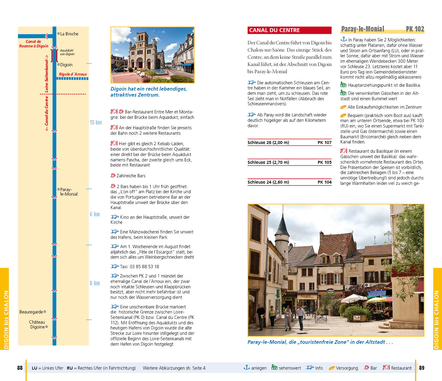 Hausboot-Detailführer: Loire & Centre