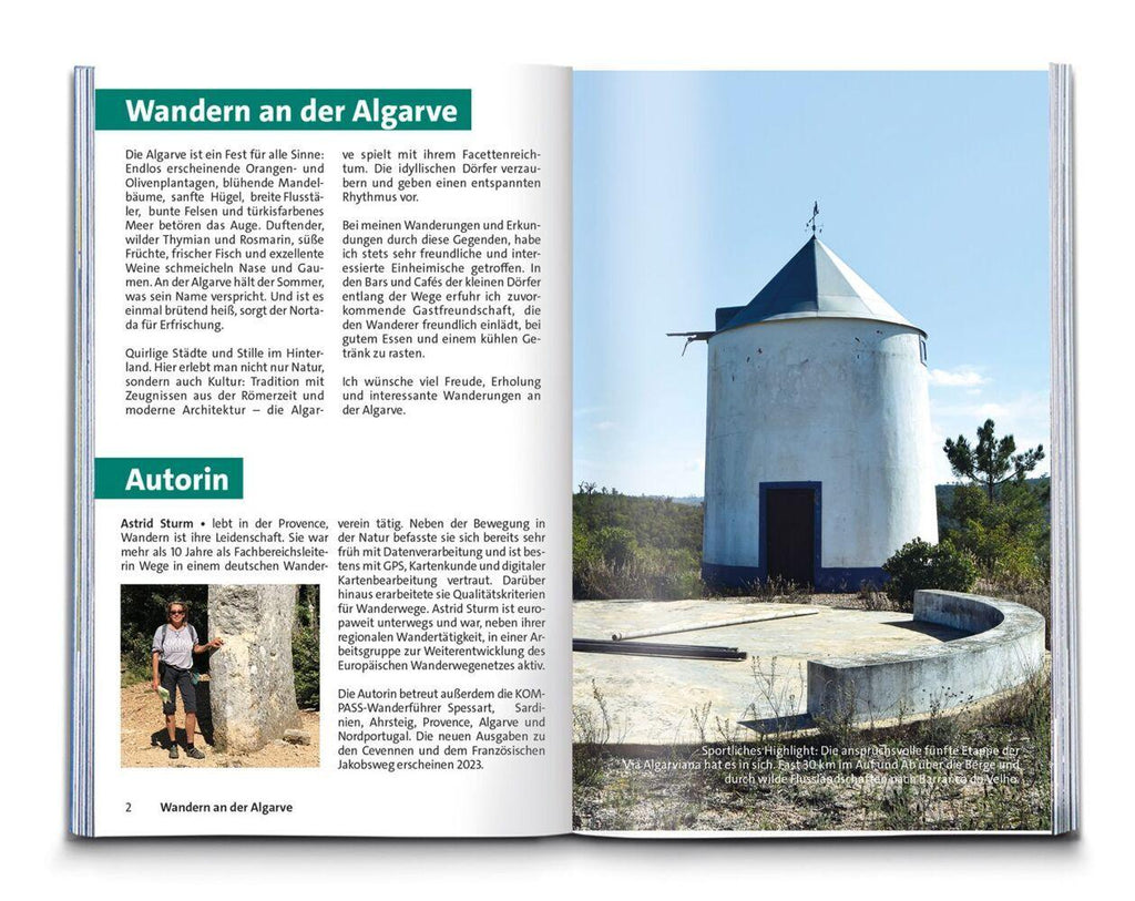 KOMPASS Wanderführer Algarve mit Fernwanderweg Via Algarviana, 64 Touren / Etappen mit Extra-Tourenkarte