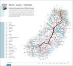 Hallwag Reiseführer Grand Train Tour of Switzerland, deutsche Ausgabe