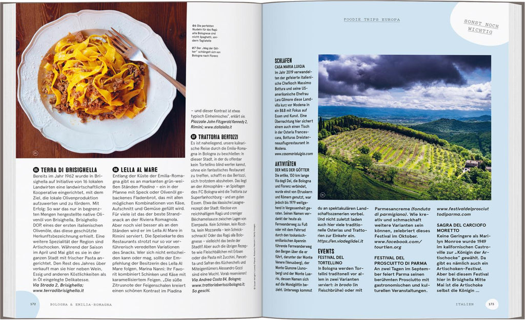 LONELY PLANET Bildband Foodie Trips Europa
