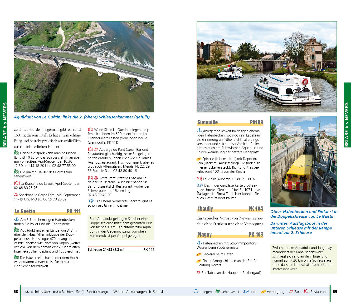 Hausboot-Detailführer: Loire & Centre